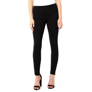 LIVERPOOL New Skinny Knit Ponte Stretch pant in Black